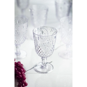 Akrilik Şeffaf Tekli Kadeh & Su Meşrubat Kahve Yanı Bardağı 450 ml ( Cam Değildir )