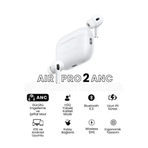 Aktif Gürültü Önlemeli (ANC) Pro TWS Bluetooth Kulaklık, Şeffaf Mod ve Gelişmiş Özellikler