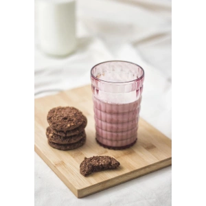 Allegra Mürdüm Akrilik Bardak | 400 ml Şık Su ve Meşrubat Bardağı | Cam Değildir | Kırılmaya Dayanıklı Tekli