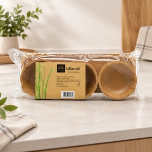 Altlıklı Bambu Mini Sunumluk