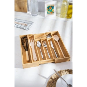 Bambu Ayarlanabilir Çekmece içi Kaşıklık & Çekmece İçi Organizer  (25*35*5 / 39*35*5)