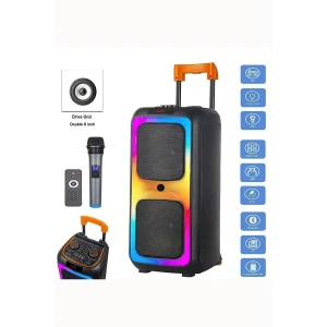Bluetooth Hoparlör - Renk: Siyah, Özellik: Kablosuz, Dinleme Süresi: 5-10 Saat, Çoklu Bağlantı