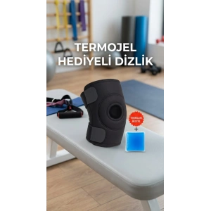Çapraz Bağ Destekli Diz Korsesi Menisküs Sporcu Kullanımı Termojel Hediyeli