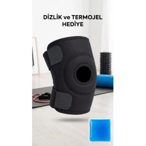 Çapraz Destekli Diz Korsesi Menisküs Ağrısı Sporcu İçin Termojelli