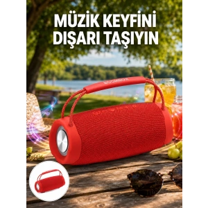 Çevreleyen Sesli RGB Destekli Kablosuz Taşınabilir Hoparlör Yeni Nesil