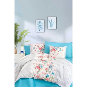 Çift Kişilik Ranforce Nevresim Takımı %100 Pamuklu Butterfly