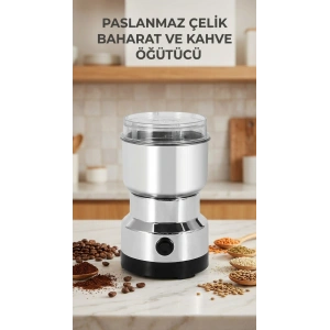 Çok Fonksiyonlu Kahve ve Baharat Öğütücü Elektrikli Makine