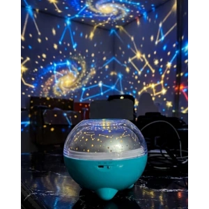Çok Renkli LED Yıldız Projektör Gece Lambası Bluetooth Müzik Çalar ve Kumandalı Kontrol