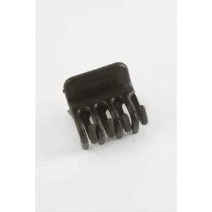 Düz Siyah Renkli Mandal Toka 4 cm
