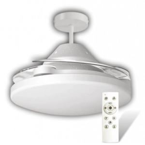 Eco Lounge CATA CT 1156 Dolunay 72W Fanlı Kumandalı Led Ampul 3 Renk