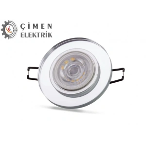Eco Lounge NOAS YL65 1611 Zeus Yuvarlak Cam Spot Kasası