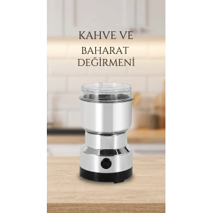 Elektrikli Kahve ve Baharat Öğütücü, Kompakt Tasarım, Mutfak Kullanımı