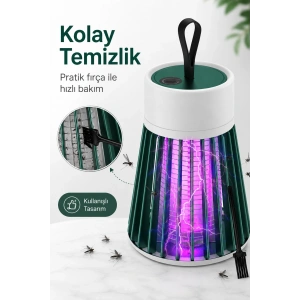 Elektrikli Sinek Öldürücü Mor Işıklı Taşınabilir Haşere Kovucu Lamba Cihazı