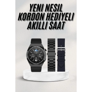 En Çok Tercih Edilen Akıllı Saat Amoled Ekran Nabız Sensörü GPS Uyumlu Adımsayar