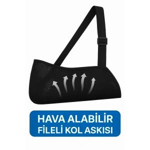 Fileli Hava Alan Ortopedik Kol Askısı Ayarlanabilir Kol Sabitleyici Destek Aparatı