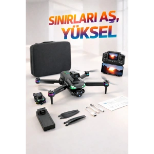 Full HD Görüntü Akıllı Geri Dönüş Özellikli 1000 Metre Menzilli Ekranlı Drone Kumandası