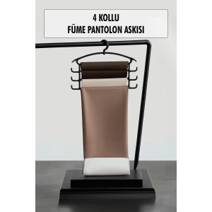 Füme Pantolon Askısı & Dolap Düzenleyici Askı