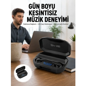 Gaming Kulaklık Bluetooth 5.2 Kablosuz Kulakiçi Rgb Işıklı Çift Mikrofonlu Yeni Nesil