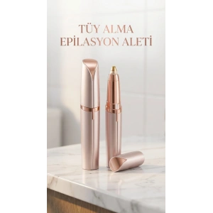 İnce Uçlu Yüz ve Kaş Tüy Alma Epilasyon Aleti Hassas Kesim