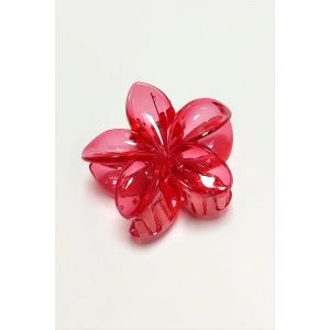Kırmızı Lotus Toka 6 cm (Kartsız)