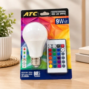 Kumandalı RGB LED Ampul 9 W