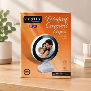 Ledli Fotoğraf Çerçeveli Ayna