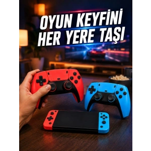 Mini Oyun Konsolu Çift Kablosuz Kontrolcü HDMI Bağlantılı Oyun Cihazı