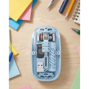 Ofis ve Günlük Kullanım İçin Mavi Bluetooth Kablosuz Mouse