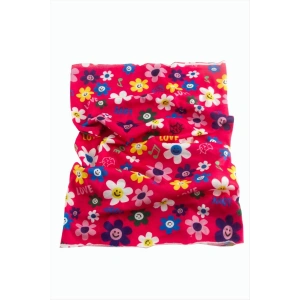Papatya Desenli Baff Boyunluk