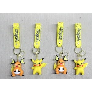 Pikachu Raichu Silikon Anahtarlık