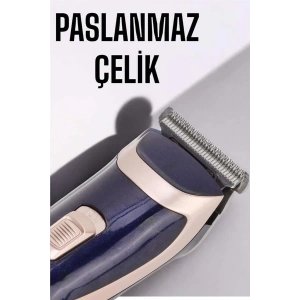 Profesyonel Şarjlı Saç ve Sakal Traş Makinesi Kolay Kullanım