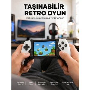 PS1 GBA NES Oyun Destekli Retro Cihaz Yeni Nesil