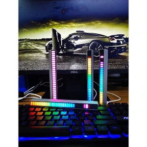 RGB Sese Duyarlı Taşınabilir Ekolayzer LED Çubuk