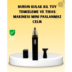 Şarjlı burun ve kulak kılı temizleme cihazı