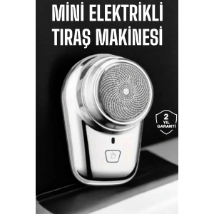Seyahat Tipi Tıraş Makinesi Taşınabilir Kablosuz Mini Paslanmaz Çelik