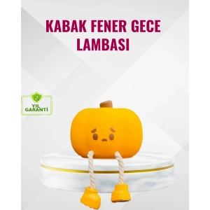 Silikon Pumpkin Night Light Telefon Tutuculu LED Lamba