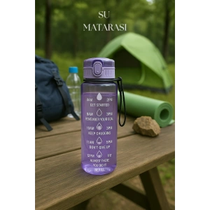 Suluk & Su Şişesi & Sporcu Matara Mor 1000 ml