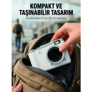 Taşınabilir Dijital Kamera Otomatik Odaklama ve Beauty Modu