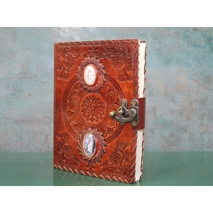 Taşlı Deri Defter Model 2
