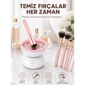 USB Çalışan Otomatik Kozmetik Fırça Temizleme Makinesi Yeni Nesil