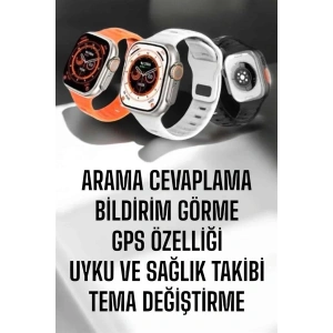 Yeni Nesil Akıllı Saat Adımsayar, GPS, Nabız Ölçer, Uyku ve Sağlık Takibi