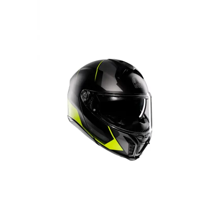KASK/TOURMODULAR MLT PERCEPTION MATT BLK YLW FLUO