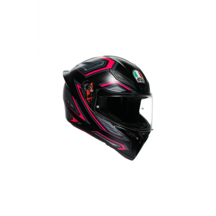 KASK/K1 S E2206 SLING MATT BLACK PINK CONFİGURATİON