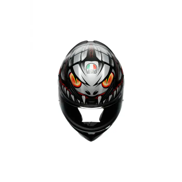 KASK/K1 S E2206 LYZARD MATT BLACK GREY RED CONFİGURATİON