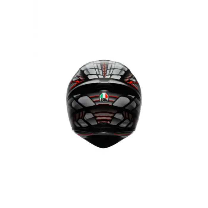 KASK/K1 S E2206 LYZARD MATT BLACK GREY RED CONFİGURATİON
