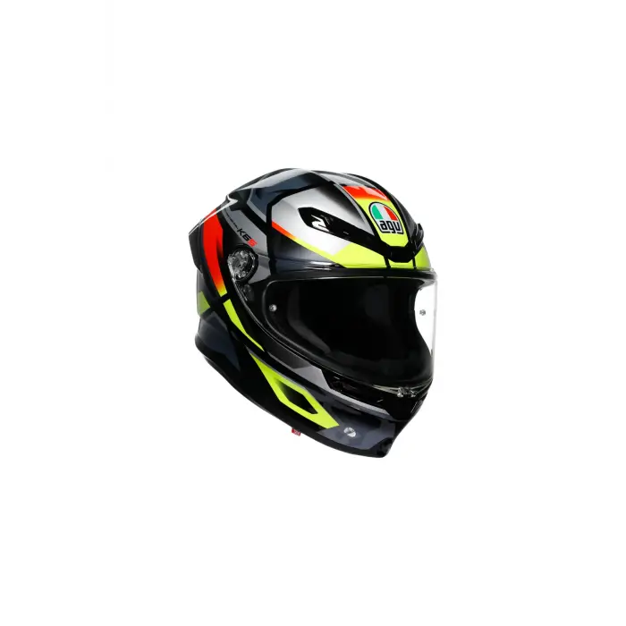 K6 S Erazer Black Red Yellow Fluo Kapalı Kask