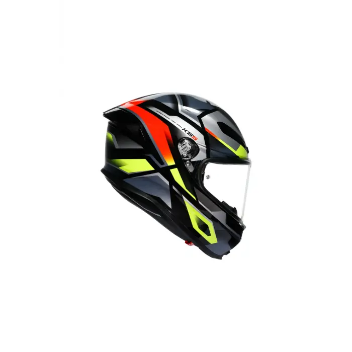 K6 S Erazer Black Red Yellow Fluo Kapalı Kask