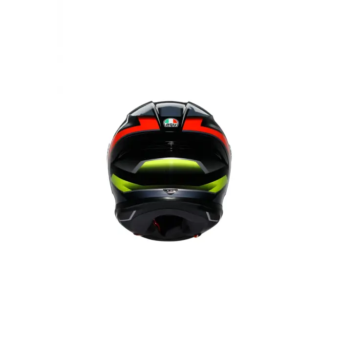 K6 S Erazer Black Red Yellow Fluo Kapalı Kask