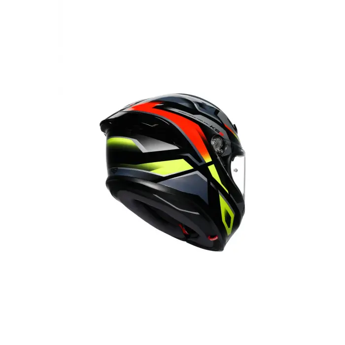 K6 S Erazer Black Red Yellow Fluo Kapalı Kask