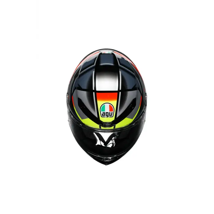 K6 S Erazer Black Red Yellow Fluo Kapalı Kask